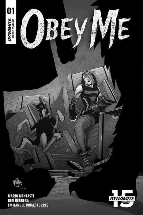 Obey Me (2019) #1 (1:15 HERRERA B&W B INCV)