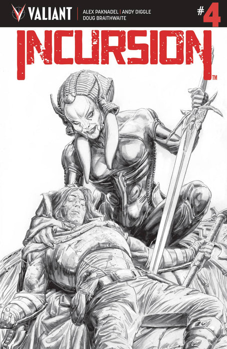 Incursion (2019) #4 (COVER C B&W BRAITHWAITE)