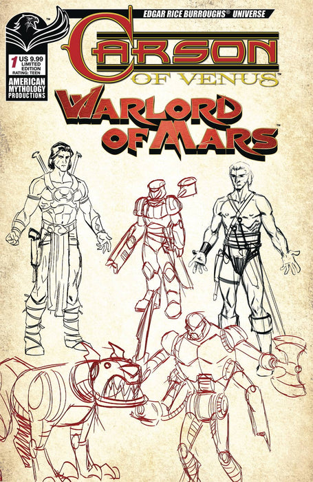 Carson of Venus Warlord of Mars (2019) #1 (CHAR DESIGN LMT ED COVER)