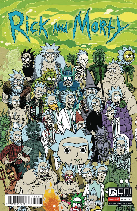 Rick & Morty (2015) #50 (COVER B HORAK RICK CONNECTING)
