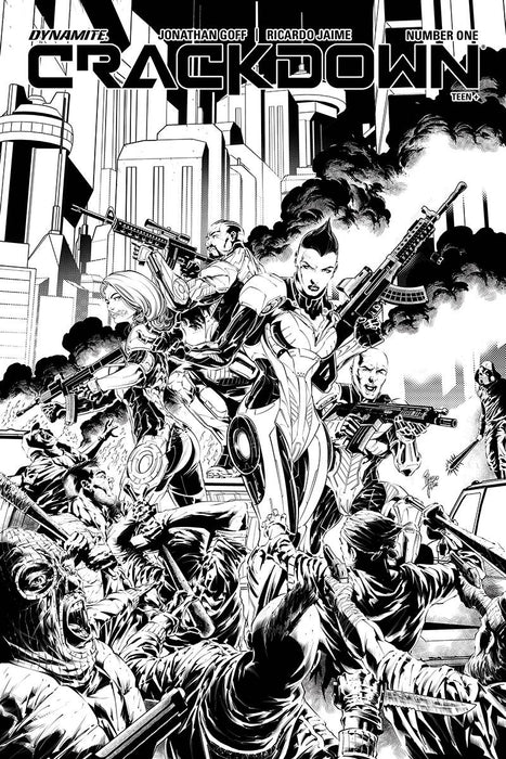 Crackdown (2019) #4 (1:10 JAIME B&W INCV)