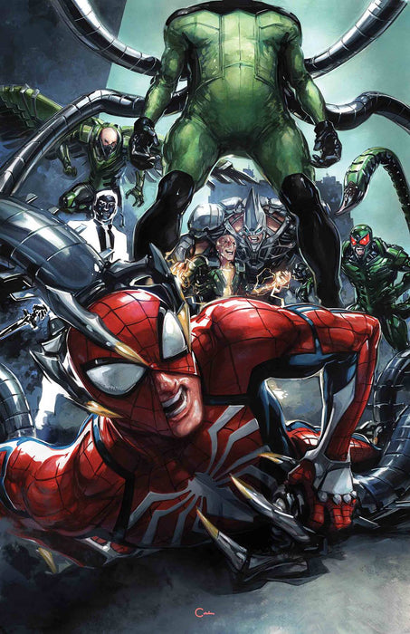 Marvels Spider-Man City at War (2019) #4 (Clayton Crain Cover, Signed by Clayton Crain)