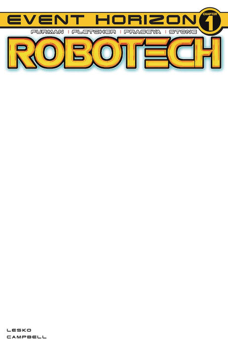 Robotech (2017) #21 (COVER E BLANK SKETCH VAR)