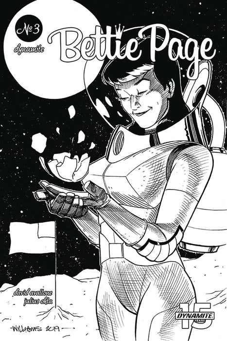 Bettie Page Unbound (2019) #3 (1:20 WILLIAMS B&W VARIANT)