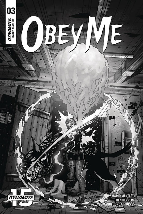 Obey Me (2019) #3 (1:10 HERRERA B&W VARIANT)