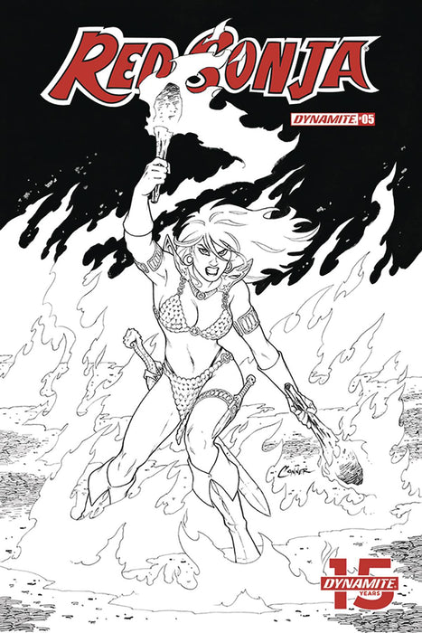 Red Sonja (2019) #5 (1:20 CONNER B&W VARIANT)