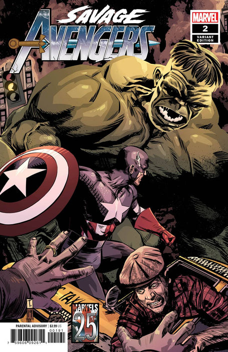 Savage Avengers (2019) #2 (COKER MARVELS 25TH TRIBUTE VAR)