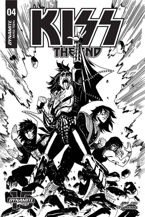 KISS End (2019) #4 (30 COPY BROWN B&W INCV)