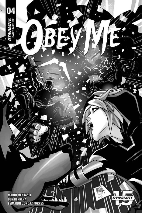 Obey Me (2019) #4 (10 COPY HERRERA B&W INCV)