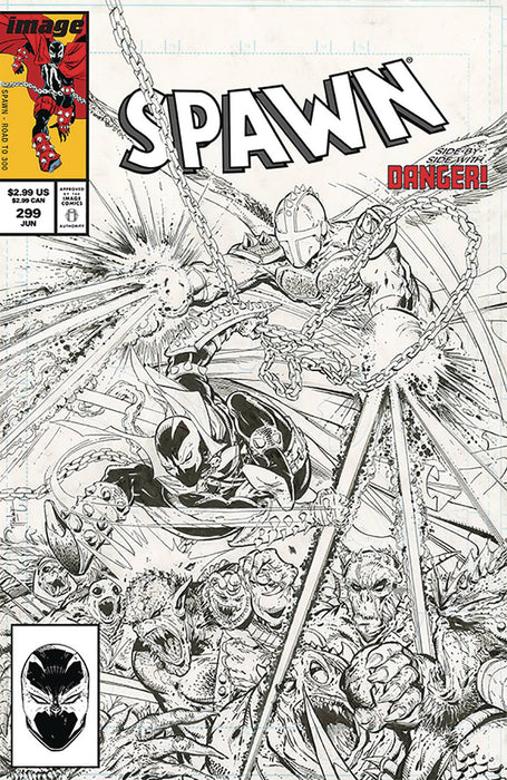 Spawn (1992) #299 (CVR C B&W MCFARLANE)