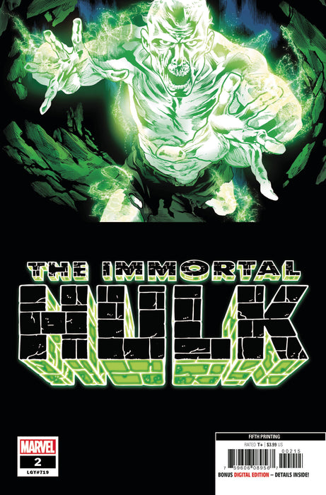 Immortal Hulk (2018) #2 (5th Print Bennett Variant)