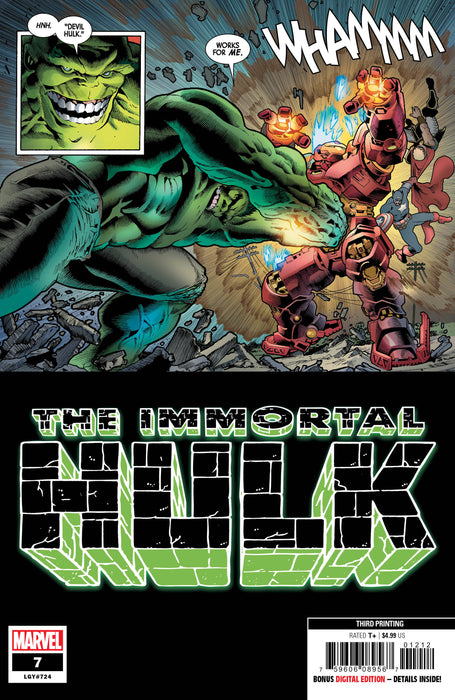 Immortal Hulk (2018) #7 (3rd Print Bennett)