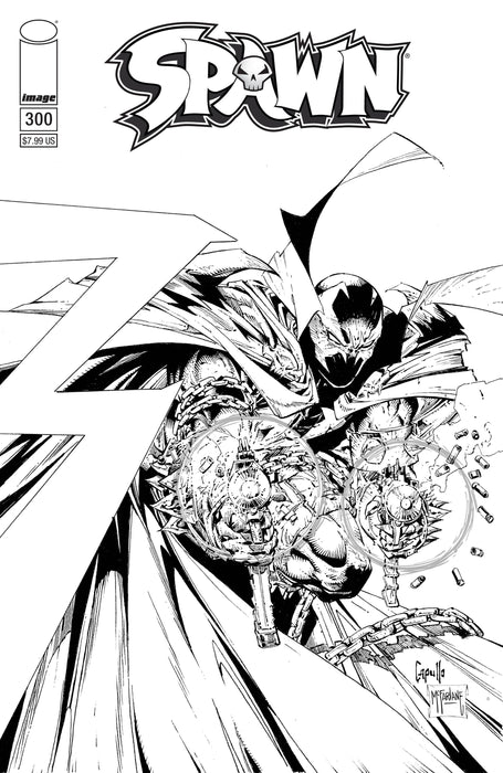 Spawn (1992) #300 (CVR F B&W CAPULLO & MCFARLANE)
