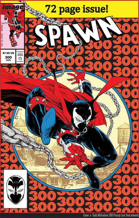 Spawn (1992) #300 (CVR J PARODY VAR MCFARLANE)