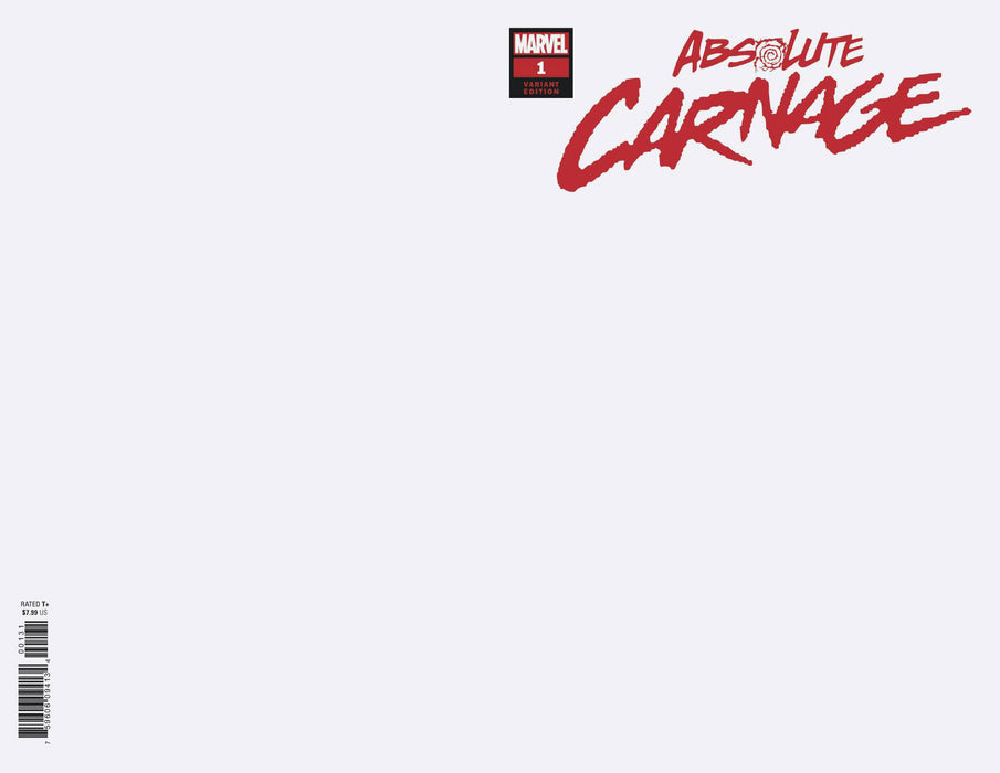 Absolute Carnage (2019) #1 (BLANK VAR AC)