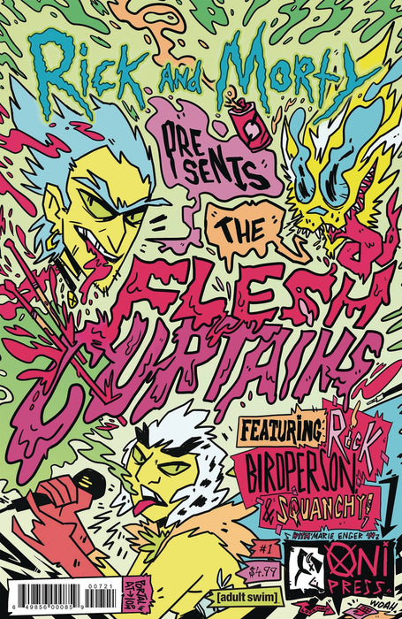 Rick & Morty Prsents Flesh Curtains (2019) #1 (CVR B ENGER)