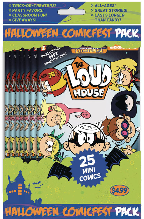 HCF 2019 LOUD HOUSE VERY LOUD MINI COMIC POLYPACK BUNDLE