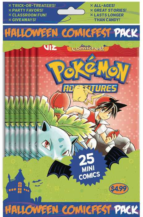 HCF 2019 POKEMON ADVENTURES MINI COMIC POLYPACK BUNDLE