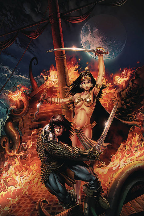 Cimmerian Queen of the Black Coast (2019) #1 (CVR A JASON METCALF)