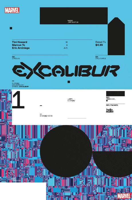 Excalibur (2019) #1 (1:10 MULLER DESIGN VAR DX)