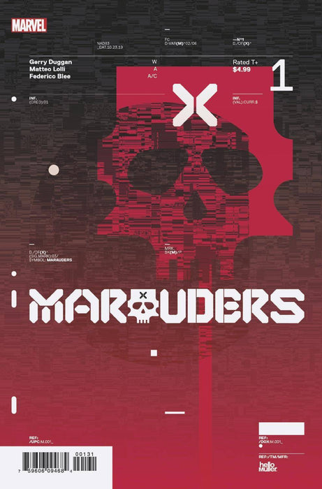 Marauders (2019) #1 (MULLER DESIGN VAR DX)