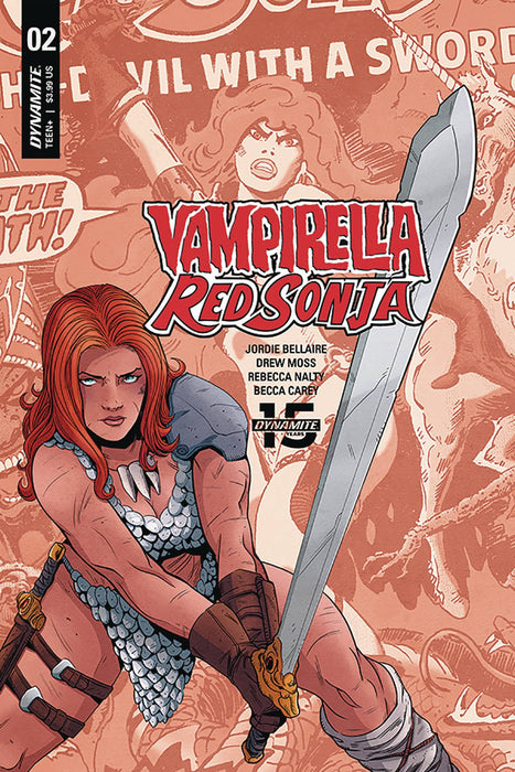 Red Sonja Vampirella (2019) #2 (CVR E MOSS THEN NOW)
