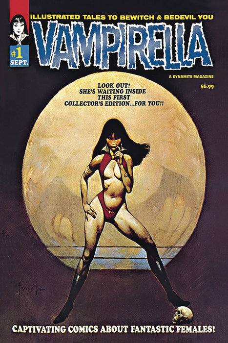 VAMPIRELLA #1 1969 REPLICA ED LTD BLUE FOIL CVR