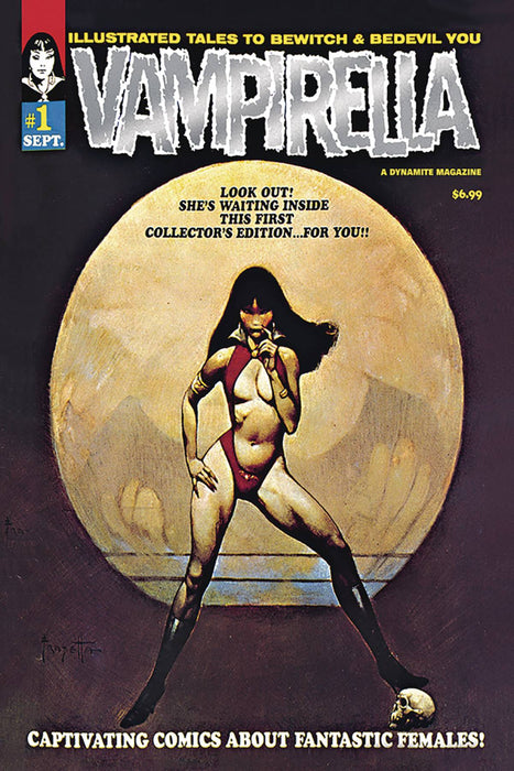 VAMPIRELLA #1 1969 REPLICA ED LTD PLATINUM FOIL CVR