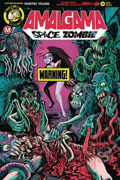 Amalgama Space Zombie (2019) #4 (COVER D BAUGH RISQUE)