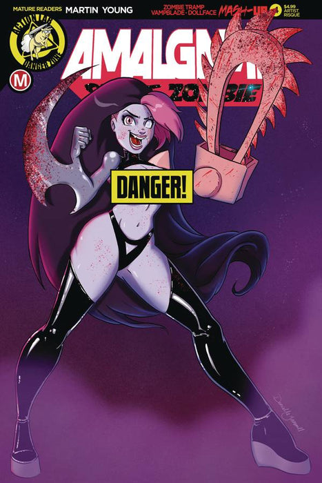 Amalgama Space Zombie (2019) #4 (COVER F GRANSAULL RISQUE)