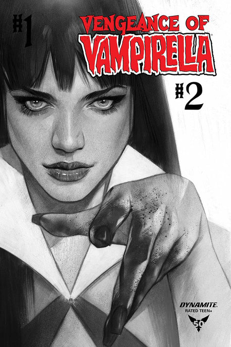 Vengeance of Vampirella (2019) #2 (1:30 OLIVER B&W INCV)