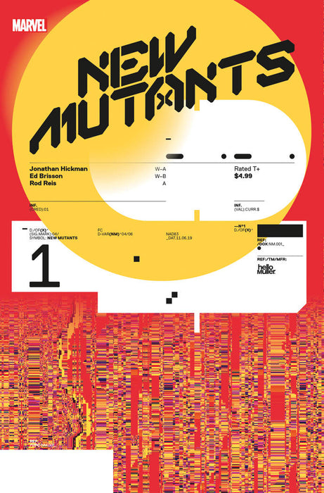 New Mutants (2019) #1 (1:10 MULLER DESIGN VAR DX)