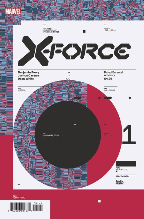 X-Force (2019) #1 (1:10 MULLER DESIGN VAR DX)
