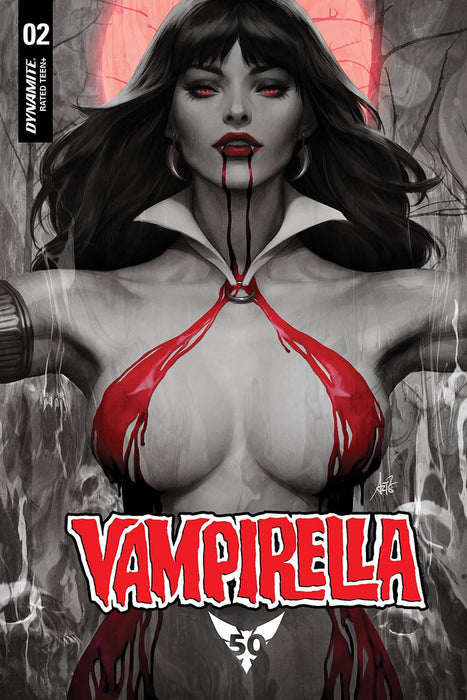 Vampirella (2019) #2 (ARTGERM BLOOD MOON VAR WITH DRESS)