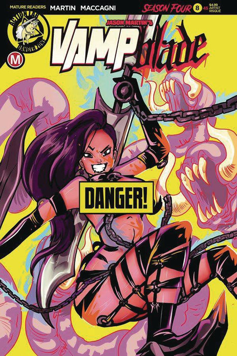 Vampblade Season 4 (2019) #8 (CVR F LANGELL RISQUE)