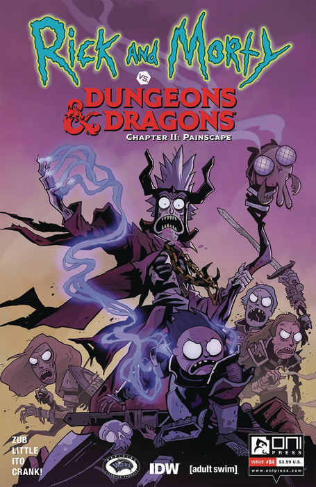 Rick & Morty Vs D&D II Painscape (2019) #4 (CVR A LITTLE)