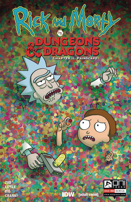 Rick & Morty Vs D&D II Painscape (2019) #4 (CVR B WELLS)