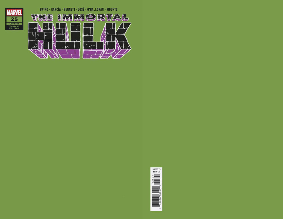 Immortal Hulk (2018) #25 (Green Variant)