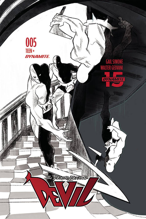 Death-Defying Devil (2019) #5 (1:20 HENDERSON B&W INCV)