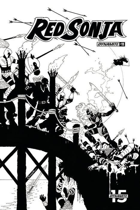 Red Sonja (2019) #11 (1:20 CONNER B&W INCV)