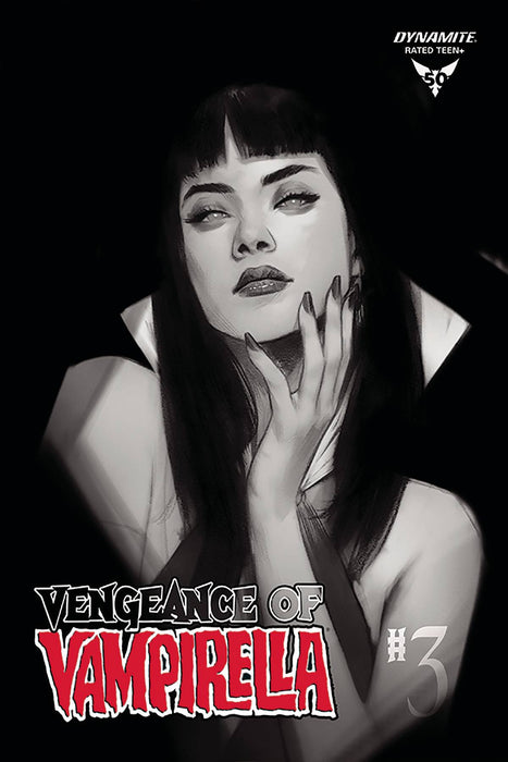 Vengeance of Vampirella (2019) #3 (1:30 OLIVER B&W INCV)
