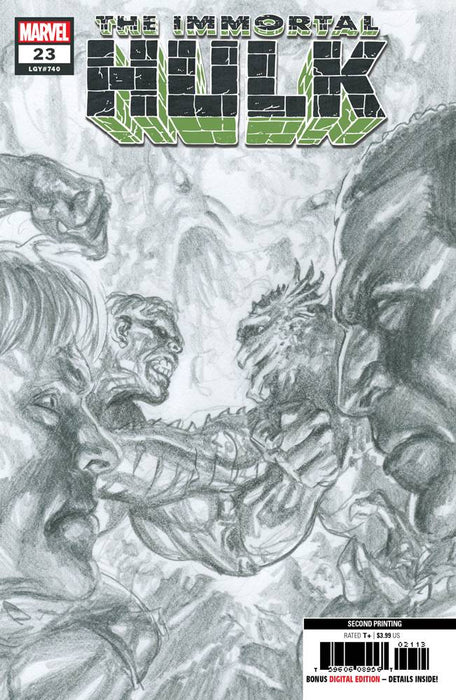 Immortal Hulk (2018) #23 (2nd Print Ross Variant)