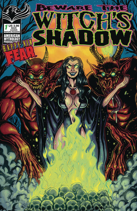 BEWARE WITCH`S SHADOW HAPPY NEW FEAR CVR A CALZADA MAIN