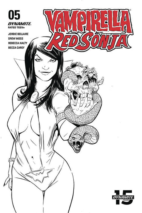 Red Sonja Vampirella (2019) #5 1:10 MOSS B&W INCV