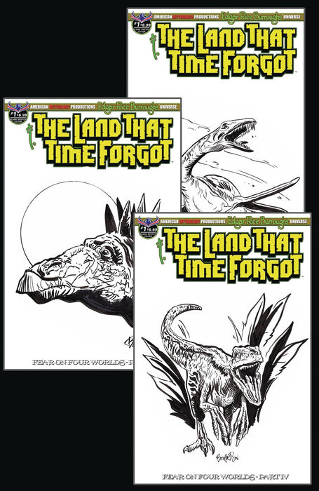 Land That Time Forgot Fear on Four Worlds (2018) #1 FEAR ON FOUR WORLDS DINO SKETCH CVR