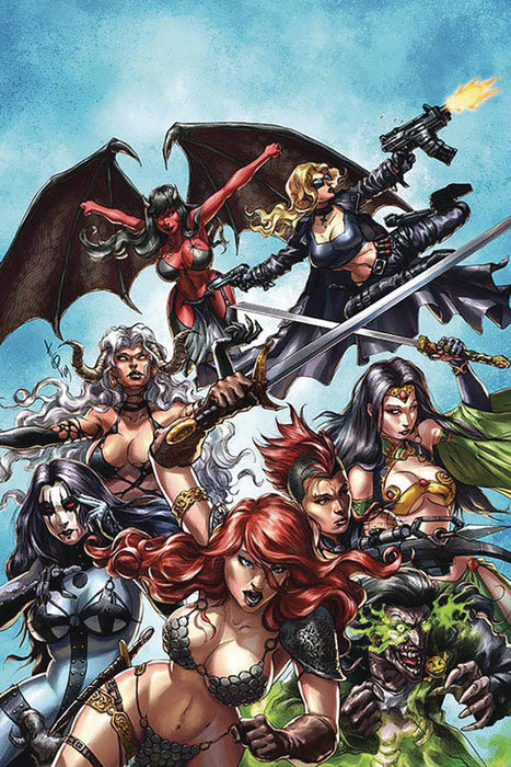 Red Sonja Age of Chaos (2020) #1 QUAH LTD VIRGIN CVR