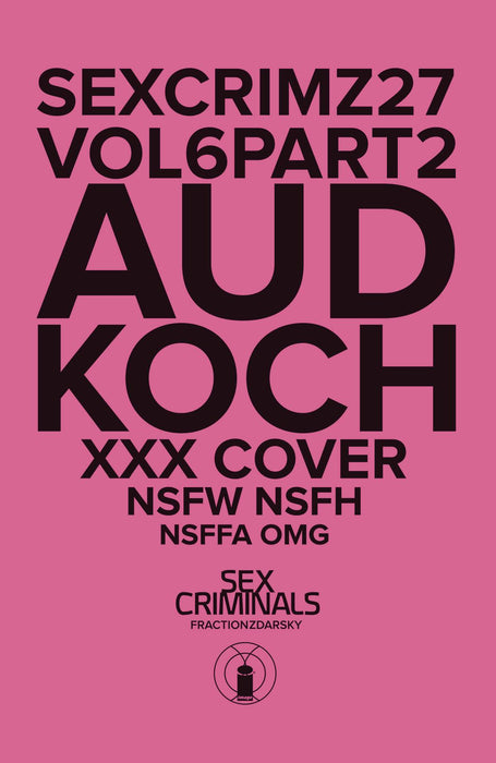 Sex Criminals (2013) #27 (XXX KOCH VAR)