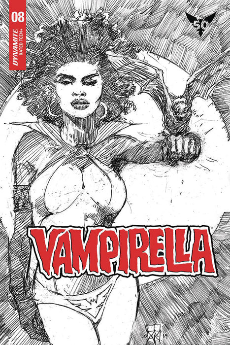 Vampirella (2019) #8 (1:20 COWAN B&W INCV)