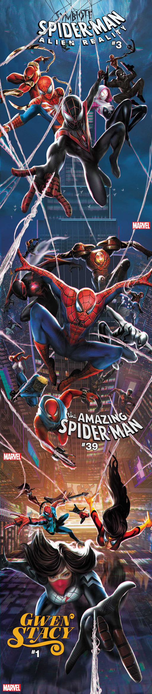 amazing spiderman #39 symbiote spiderman #3 Jie Yuan Connecting Variant Set