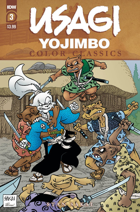 Usagi Yojimbo Color Classics (2020) #3 CVR A SAKAI
